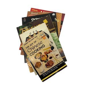 Lot of 6 Vintage Asian Oriental Cook Books + Ephemera 1970's 0775